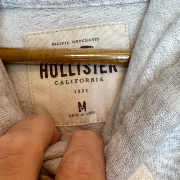 HOLLISTER Gray and Pink Ombre Hoodie - Picture 7 of 8
